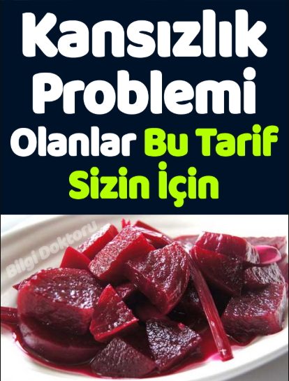 Kansızlık Problemi Olanlar Bu Tarif Sizin İçin