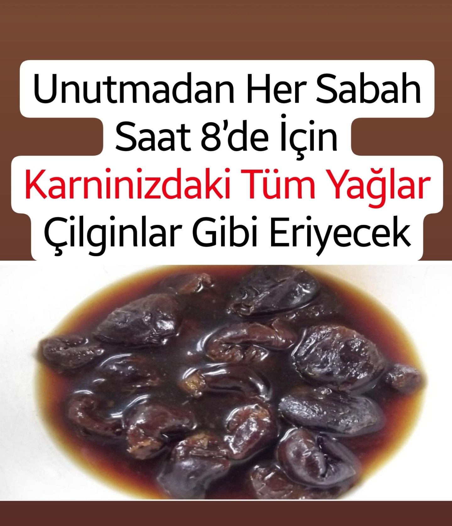 Unutmadan Her Sabah Saat 8’de İçin Karnınızdaki Tüm Yağlar Çılgınlar Gibi Eriyecek