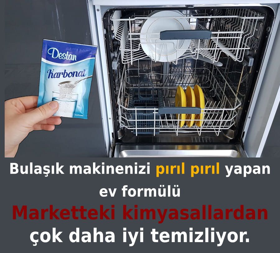 Bulaşık Makinenizi Pırıl Pırıl Yapacak Yöntem