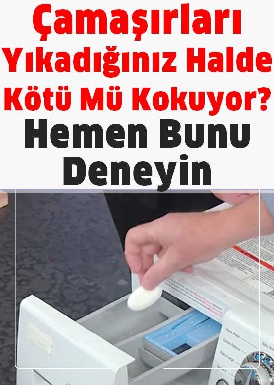 Çamaşırlarınızı Yıkadığınız Halde Kokusu Sizi Rahatsız Mı Ediyor? Bu Yöntemi Denemelisiniz