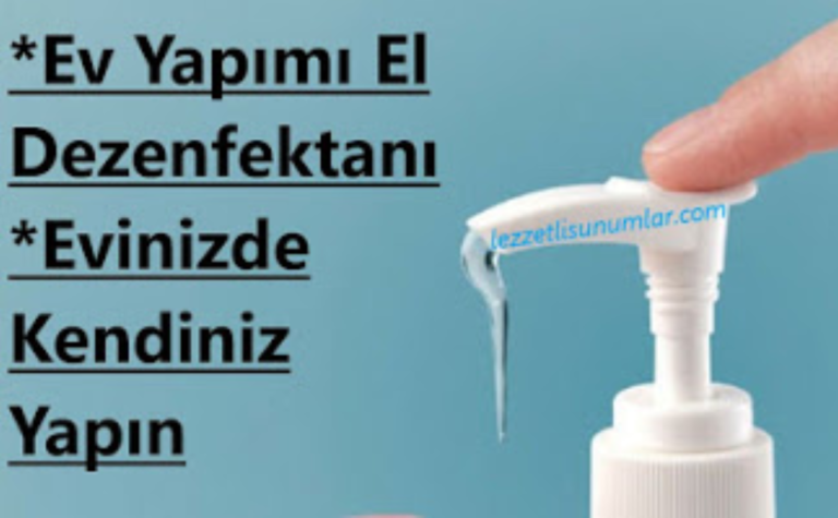 Ev Yapımı El Dezenfektanı Boşa Para Vermeyin Evde Kendiniz Yapın