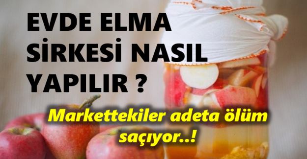 Evde Elma Sirkesi Yapımı