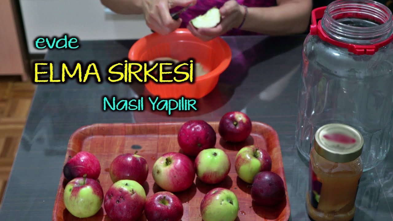Evde Elma Sirkesi Yapımı Lezzetli Sunumlar Sitesi