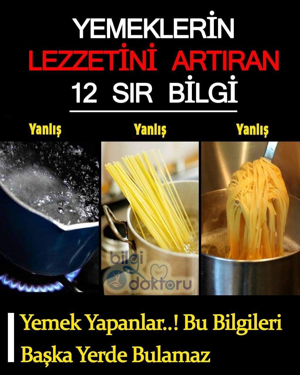 Yemeklerin Lezzetini Artırıcı 12 Sır Bilgi