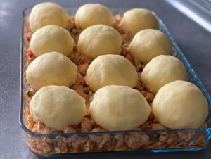Tavuklu Beşamel Soslu Patates Topları