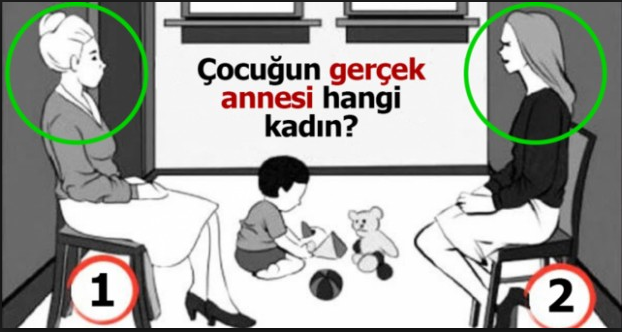 Sizce Çocuğun Gerçek Annesi Hangisi?