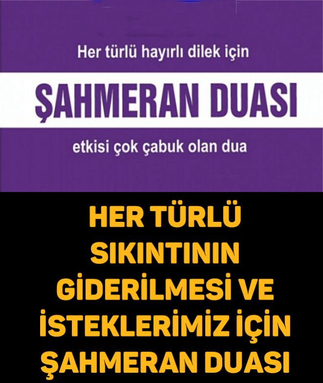 Her Türlü Sıkıntı Ve İsteklerimiz İçin Şahmeran Duası