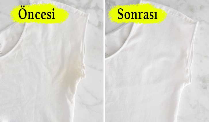 Kıyafetlerinizden Ter Lekesini Çıkarmanın Basit Yolu