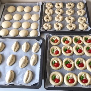 Tek Hamurdan 4 Farklı Poğaça