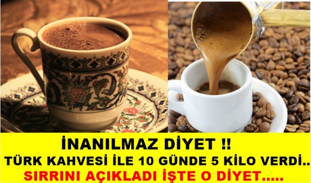 Türk Kahvesiyle 10 Günde 5 Kilo