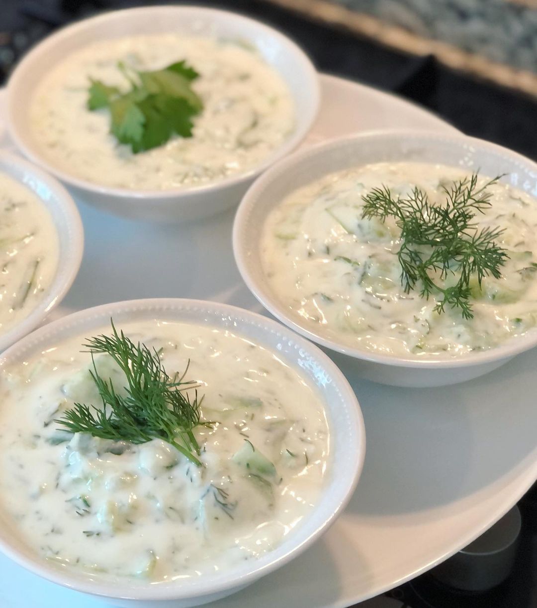 Yoğurtlu Salatalık Mezesi