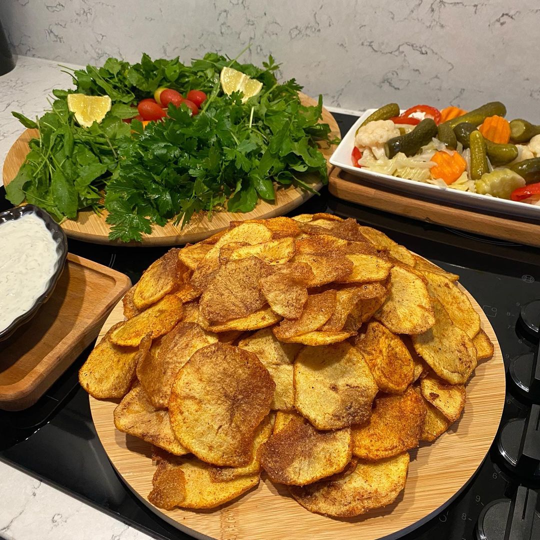 Baharatlı Patates Cipsi