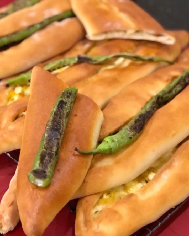 Ev Usulü Kıymalı Patatesli Pide