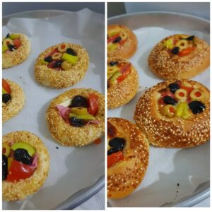 Saçaklı Kaşarlı Pizza Poğaça