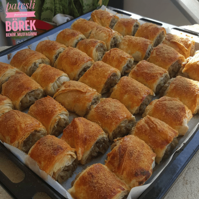 Porsiyonluk Patatesli Börek