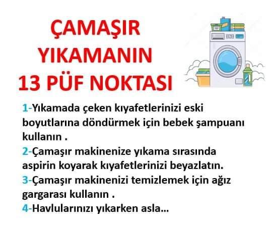 Çamaşır Yıkarken Herkesin Bilmesi Gereken Püf Noktaları