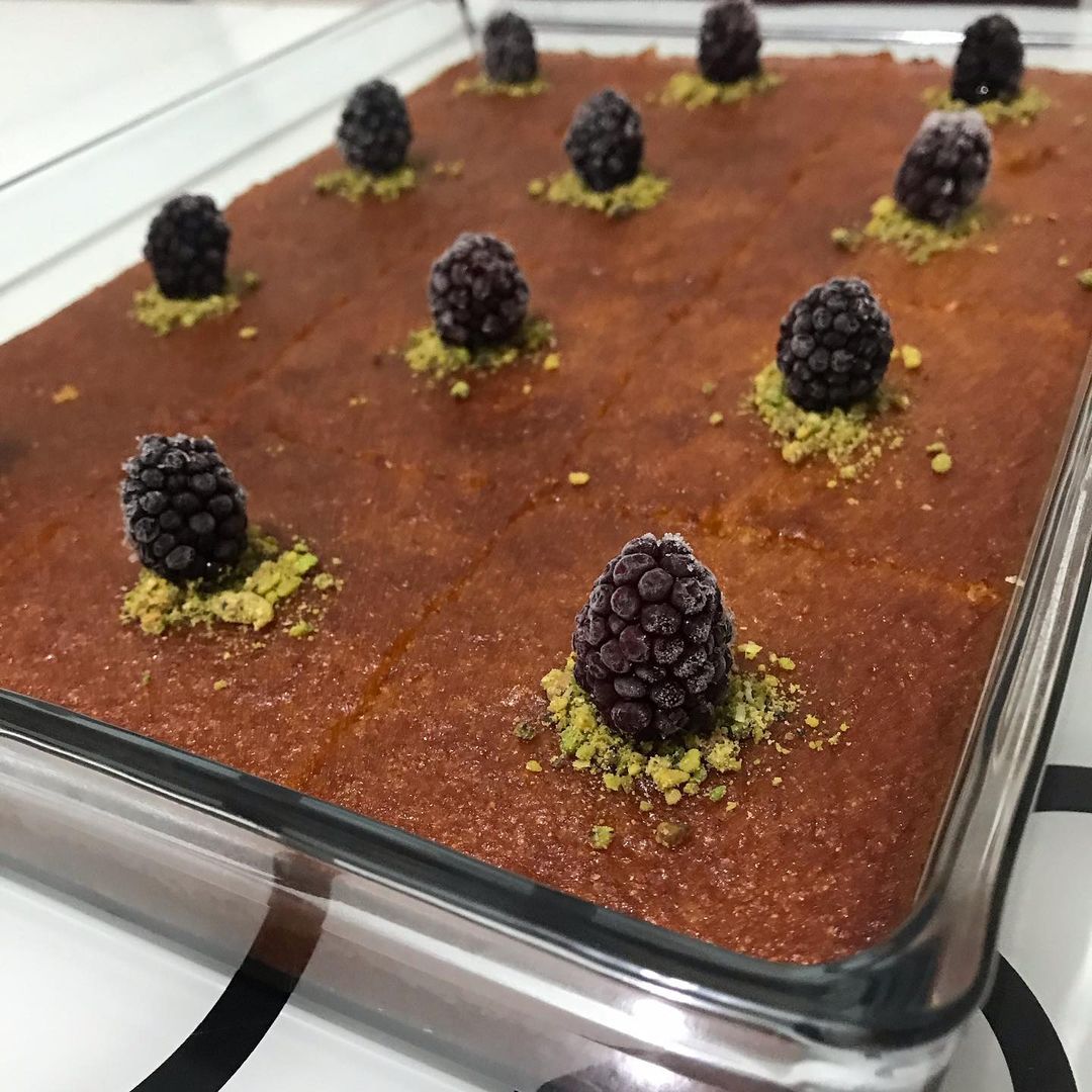 Karamelize Şerbetli Revani