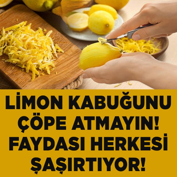 Limon Kabuğunu Çöpe Atmayın.