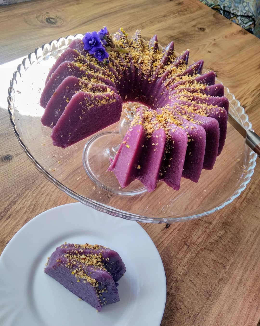 Mor Havuçlu İrmik Tatlısı