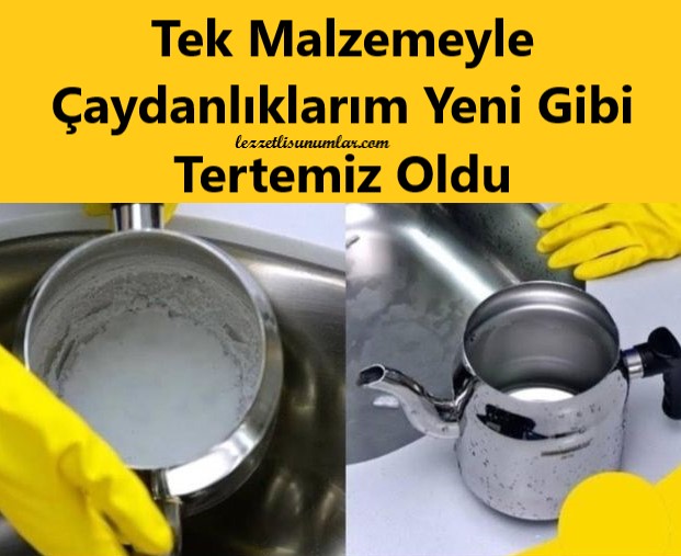 Çaydanlıkları Parlatmanın Etkili Yolu