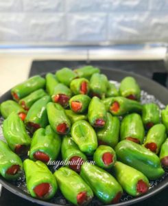 Buzluk İçin Doldurulmuş Dolma Biber