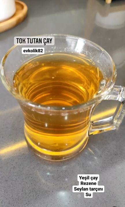 Antioksidan Özelliği Yüksek Olan Tok Tutan Yağ Yakan Çay Tarifi