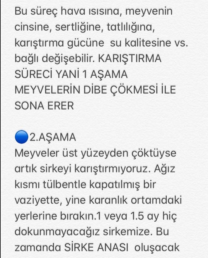 Sirke Yapımı Bu Tarifle Her Çeşit Sirke Yapabilirsiniz