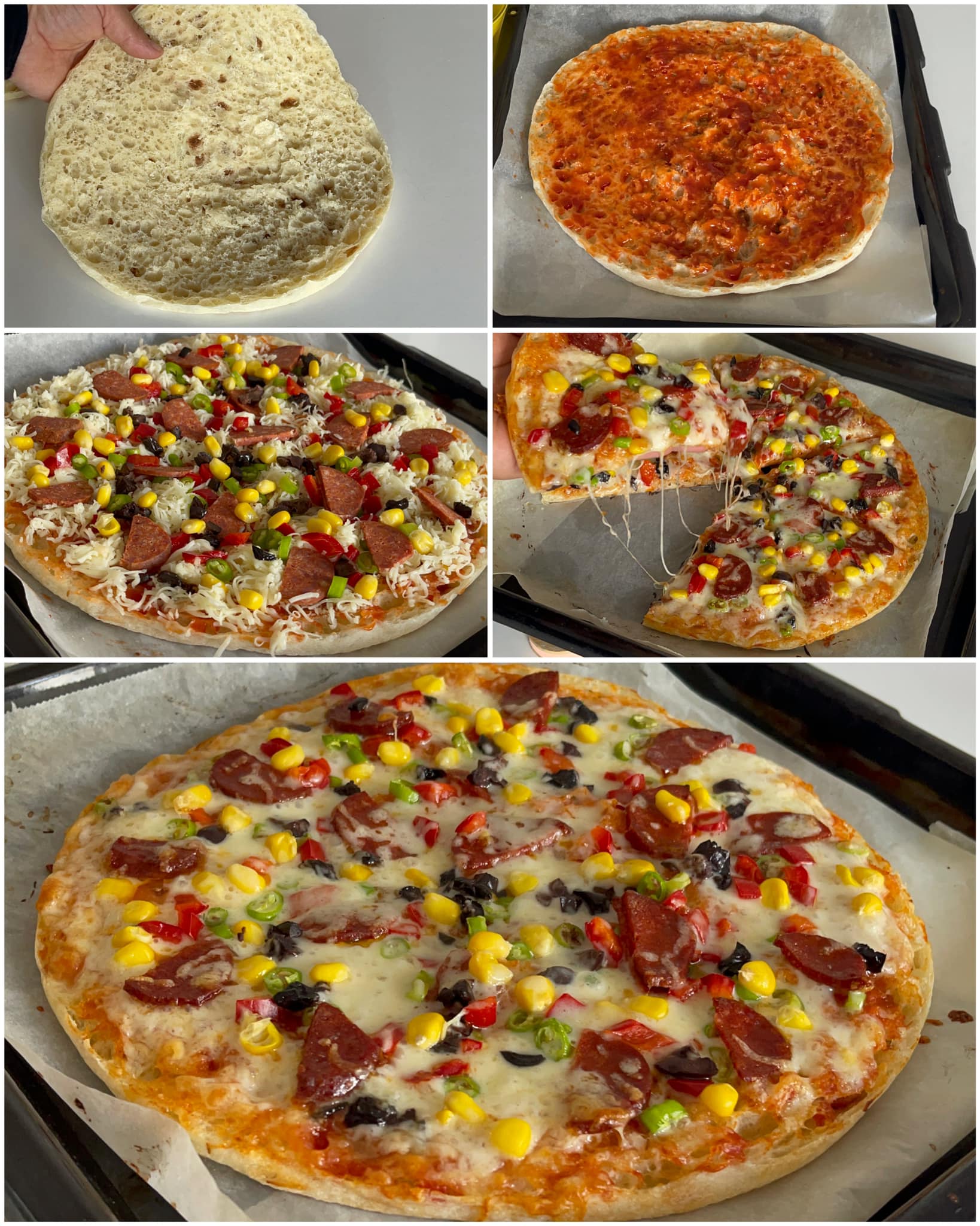 Bayram Sabahına 10 Dakikada Bazlama Pizza Tarifi Çok Lezzetli Ve Çok Pratik