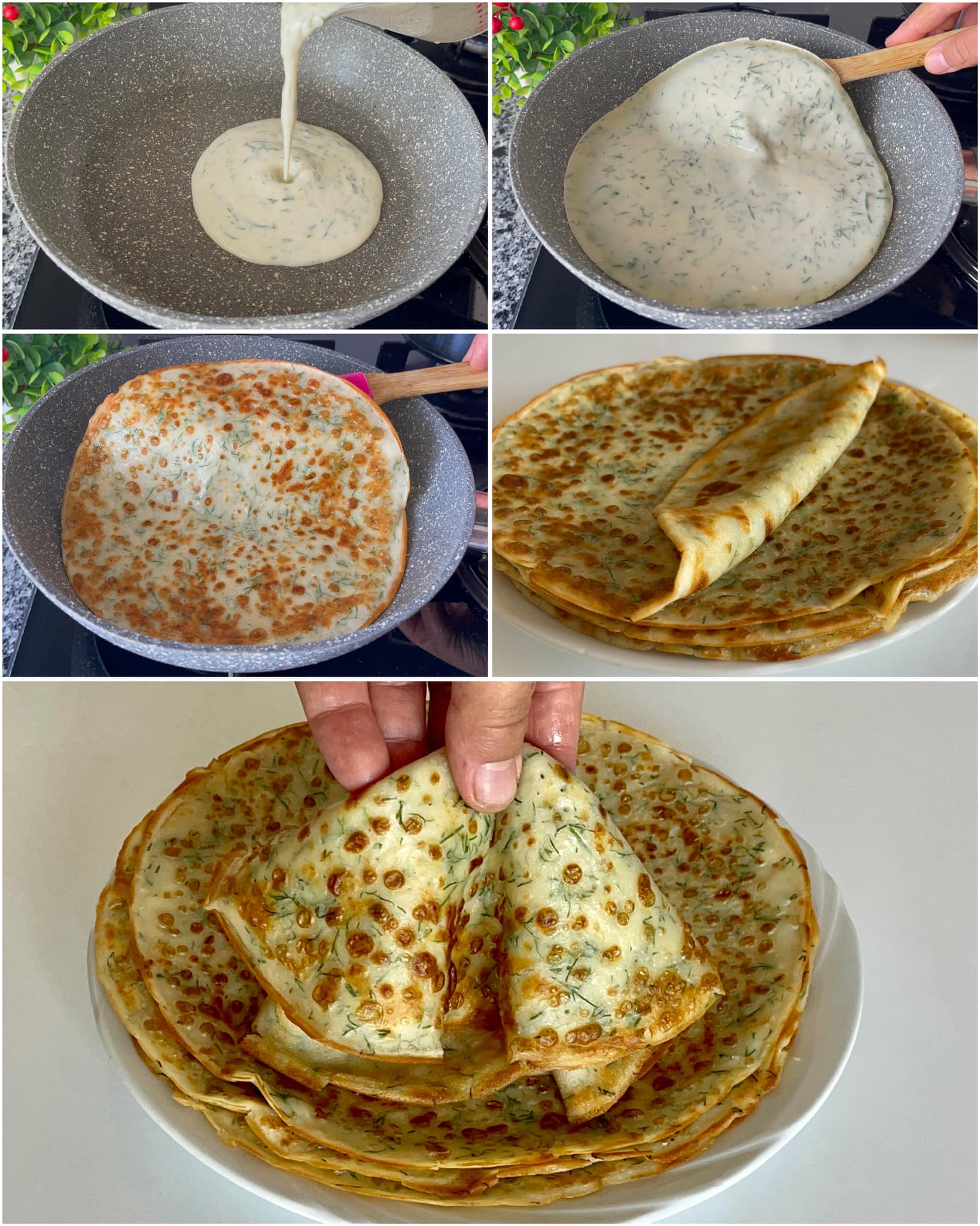 10 Dakikanızı Ayırıp Bu Özel tarifi Mutlaka Deneyin En Güzel Dereotlu Krep Tarifi