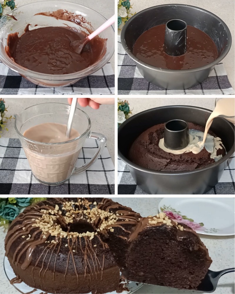 Kahve Soslu Muhteşem Islak Kek Tarifi