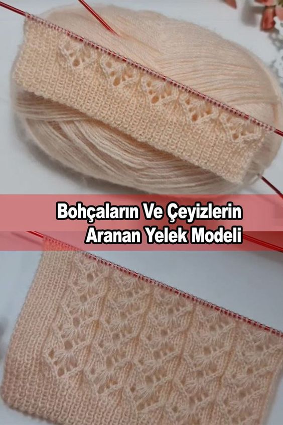 Bohçaların Ve Çeyizlerin Aranan Yelek Modeli