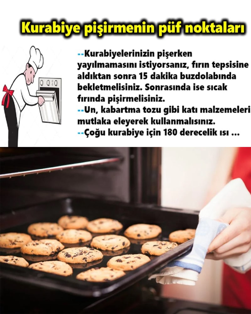 Ünlü Pastanelerin Kurabiyeleri Yapmak İçin Kullandığı Püf Noktalar