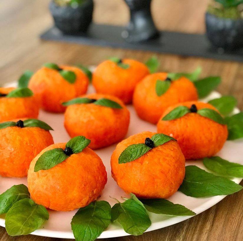 Mandalina Görünümlü Kahvaltılık Toplar