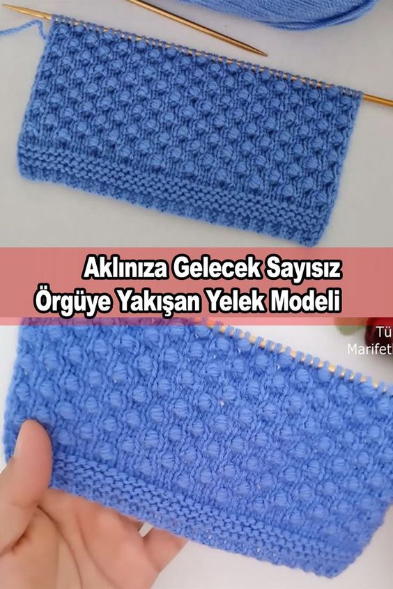 Aklınıza Gelecek Sayısız Örgüye Yakışan Yelek Modeli