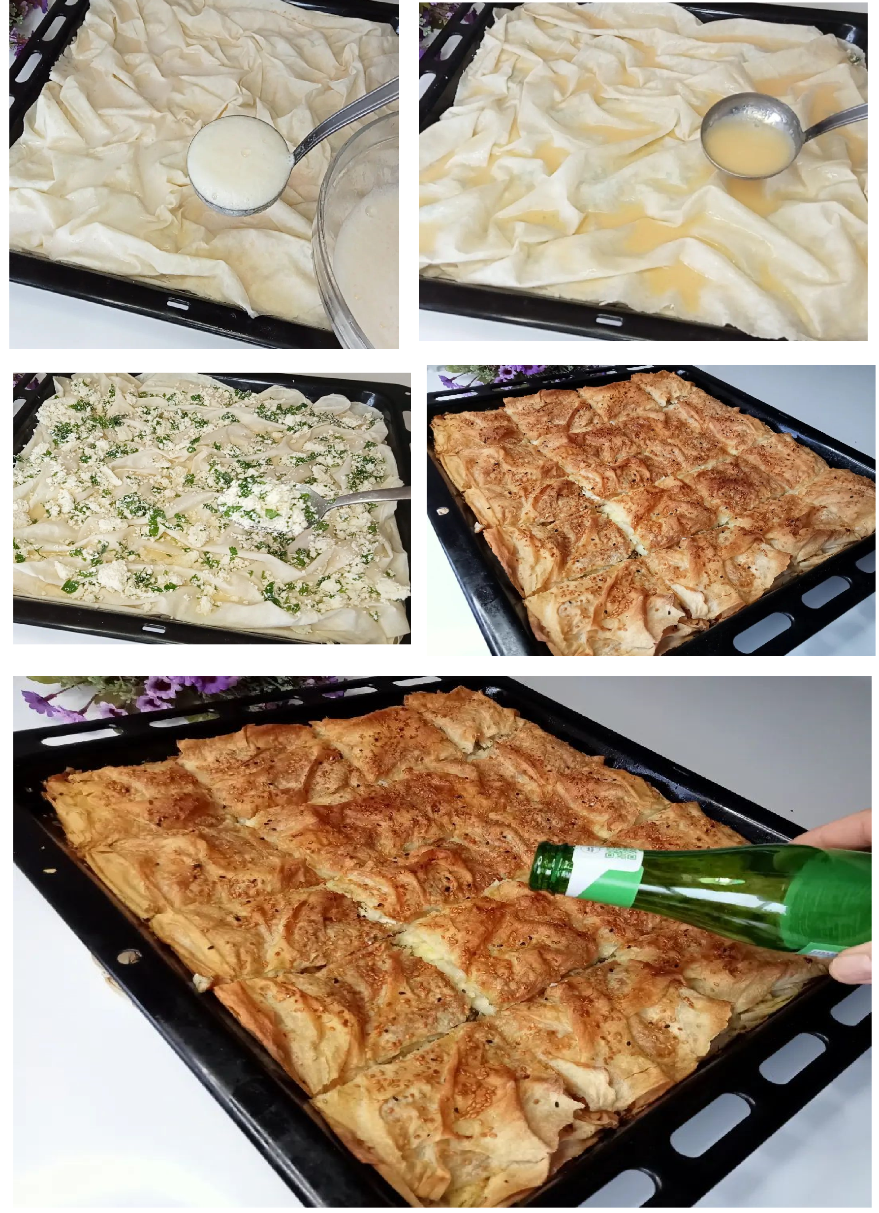 5 Dakikada Su Böreği Tadında Sodalı Börek Kolay ve Pratik Vaktiniz Size Kalsın