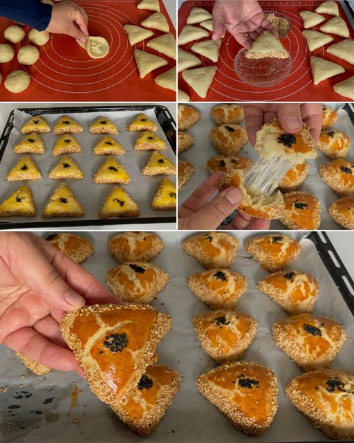 Mayasız Çok Lezzetli Üçgen Poğaça Tarifi Pastanede Bile Böylesi Yok