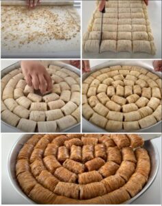 Bu Tatlının Yapımına Herkes Hayran Kaldı iyenler Tarif İstedi Hamuru Zar Gibi Açılan Burma Baklava