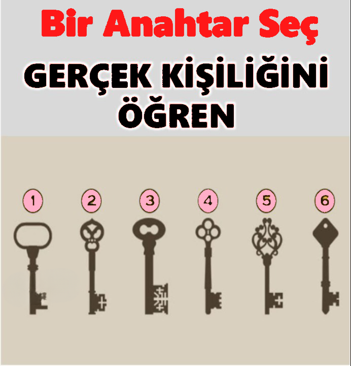 Bir Anahtar Seç Ve Gerçek Kişiliğini Öğren