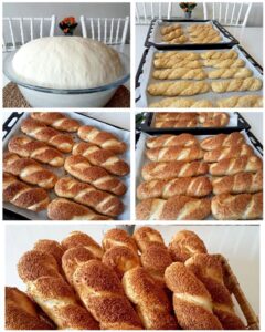 Bu şekilde Simit Yapmak Çok Kolay İçi Dışı Yumuşacık Pastane Simidi