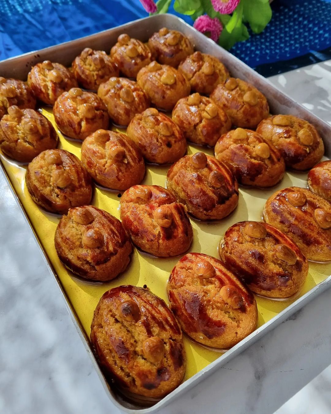 Karamelize Şuruplu Şekerpare