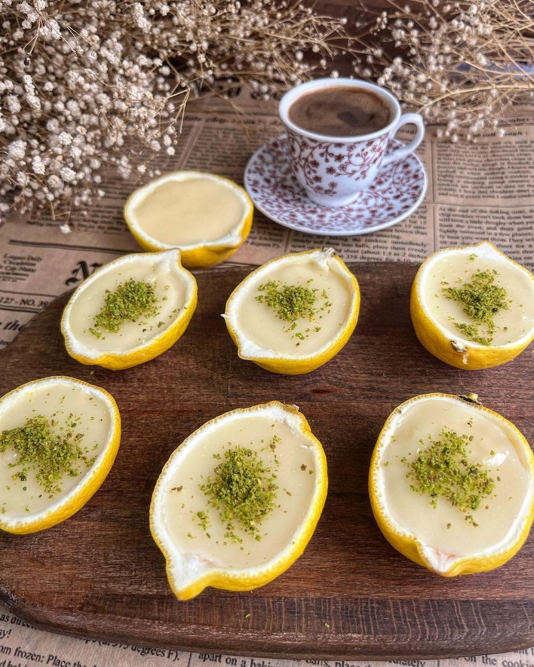 Kremasız Lemon Posset (İngiliz Tatlısı)