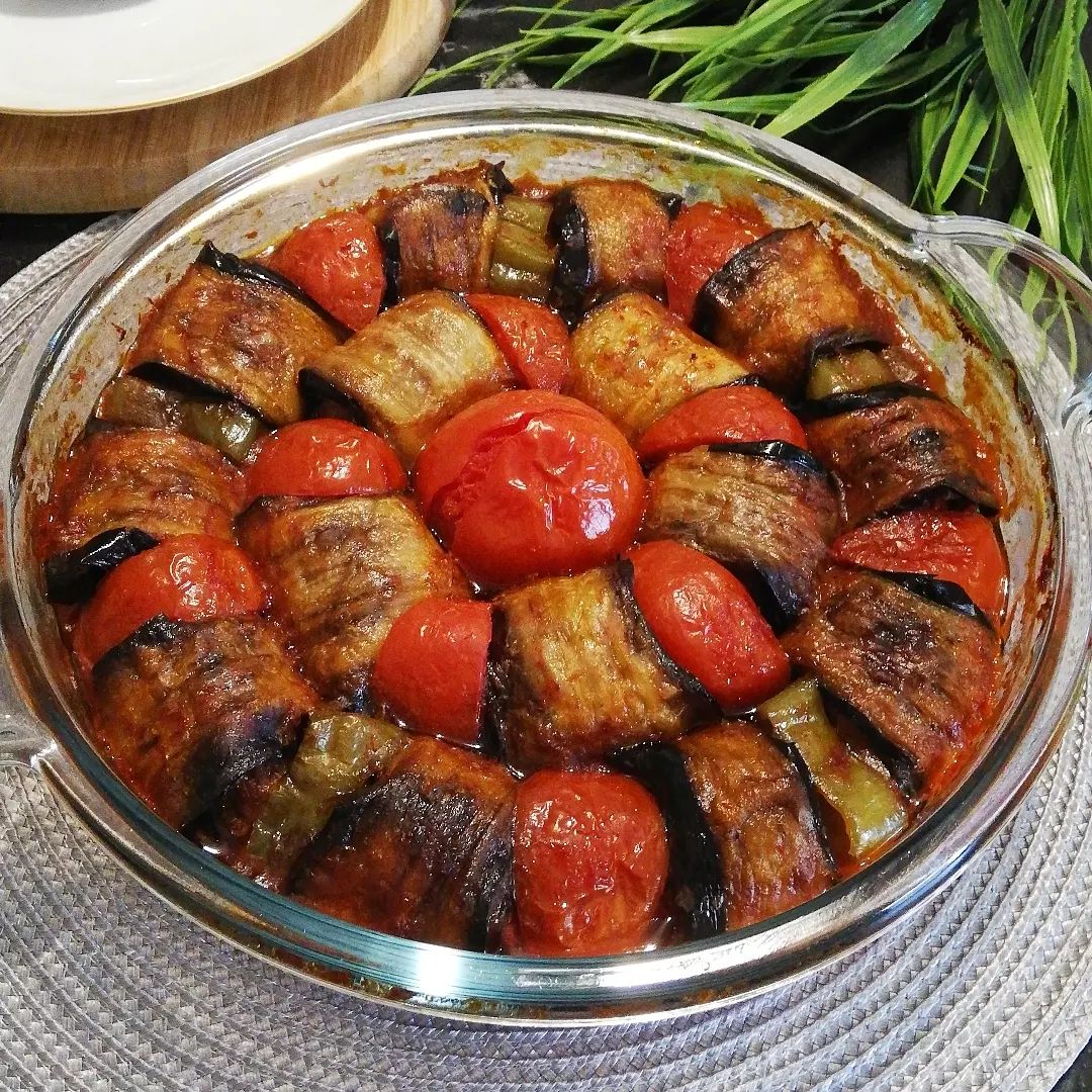 Köfteli Patlıcan Sarma