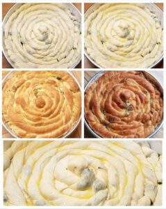 Ispanaklı El Açması Börek