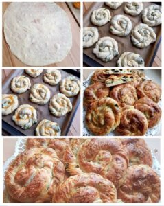 Ispanaklı El Açması Börek