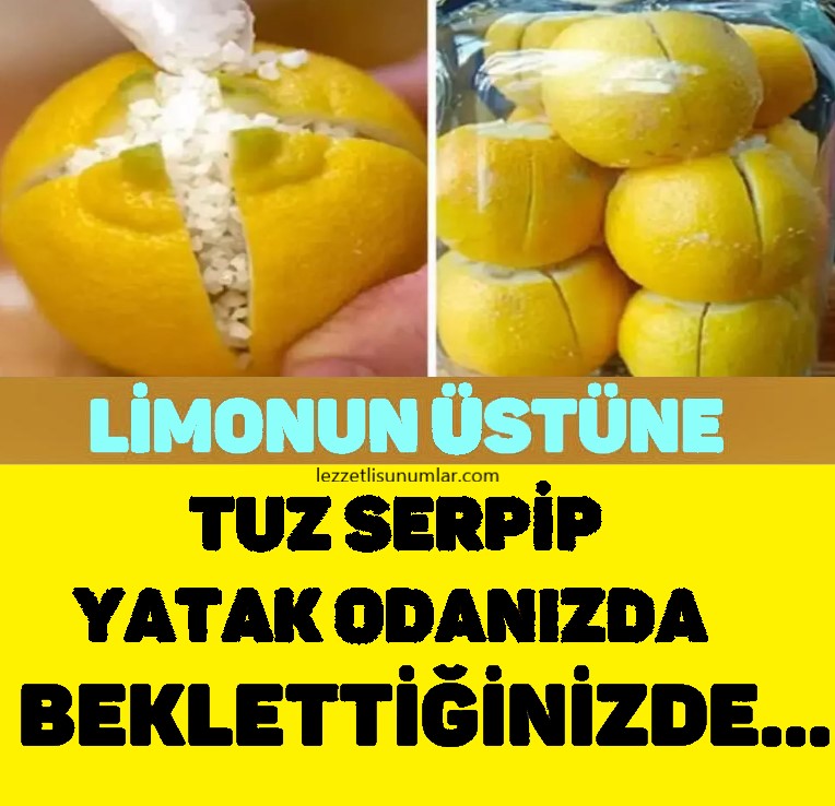 Limonu Kesin Ve Yatak Odanıza Koyun Ne İşe Yaradğını Öğrenince Çok Şaşıracaksınız