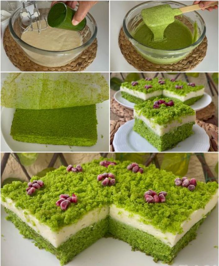 Ispanaklı Nefis Pasta