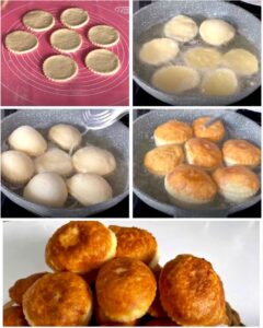 Çay Demlenene Kadar Hazır En Kolay Yağ Çekmeyen Mayasız Pişi