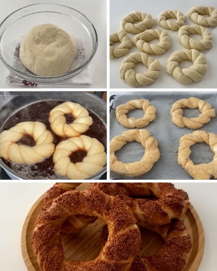 Çıtır Çıtır Bol Lezzetli Simit Tarifi | Lezzetli Sunumlar Sitesi