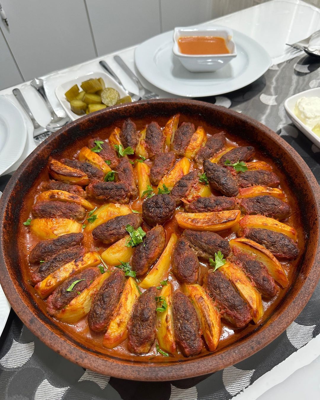 Fırında Köfte Patates