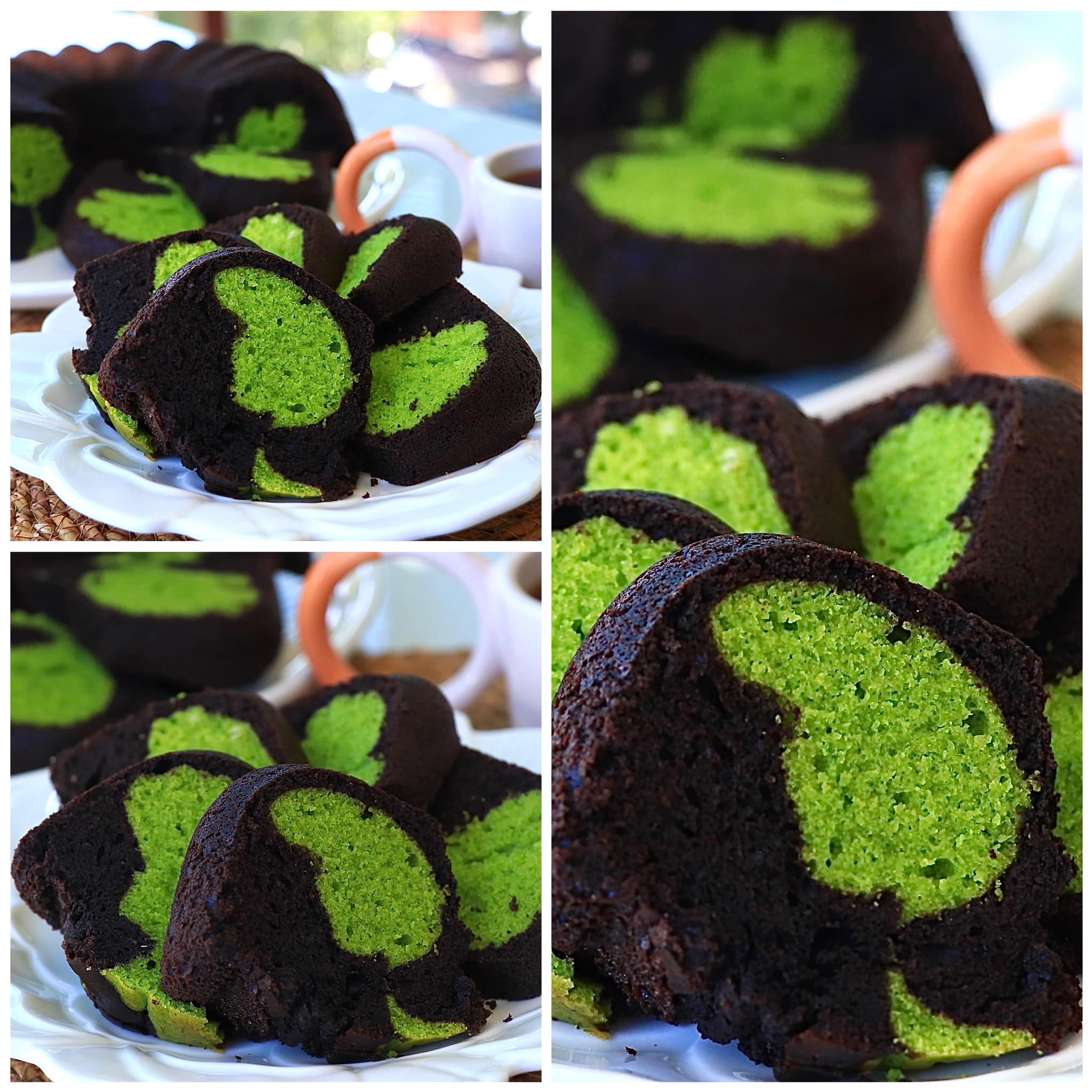 Kakaolu Ispanaklı Pamuk Kek Tarifi